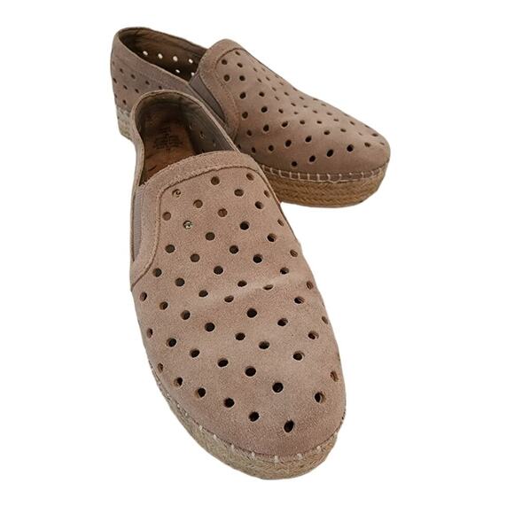 STEVE MADDEN BEIGE SUEDE LOAFER SIZE 7 - Picture 1 of 12